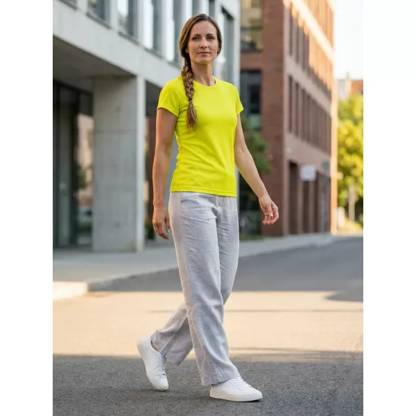  Tricou funcțional de damă ALTISPORT NoPrint NP/ALW041 GALBEN NEON 