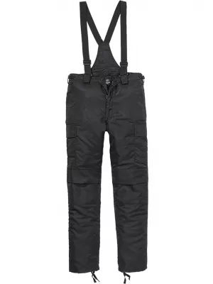 Pantaloni BRANDIT THERMAL DUNGAREES BD1012 NEGRU