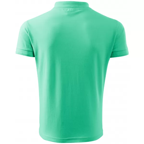  Tricou pentru bărbați cu guler ALTISPORT NoPrint NP/ALM302 MENTĂ 