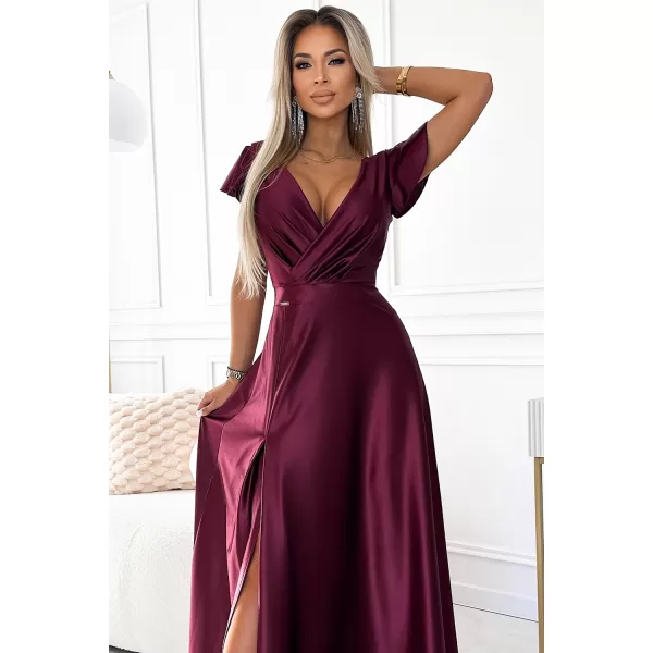  Rochie NUMOCO CRYSTAL 411-10 ROŞU 
