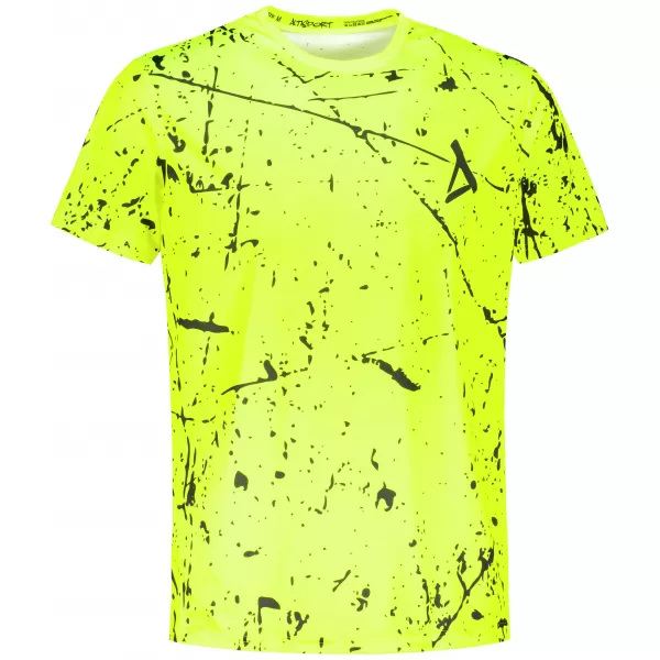  Tricou funcțional premium pentru bărbați ALTISPORT VOJ/ALM034TR01 GALBEN NEON 