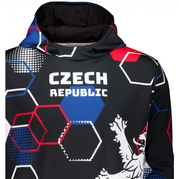  Hanorac funcțional premium pentru bărbați ALTISPORT VOJ/ALM036MI01 HEXA BLACK 