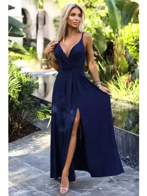 Rochie NUMOCO JULIET 512-7 ALBASTRU