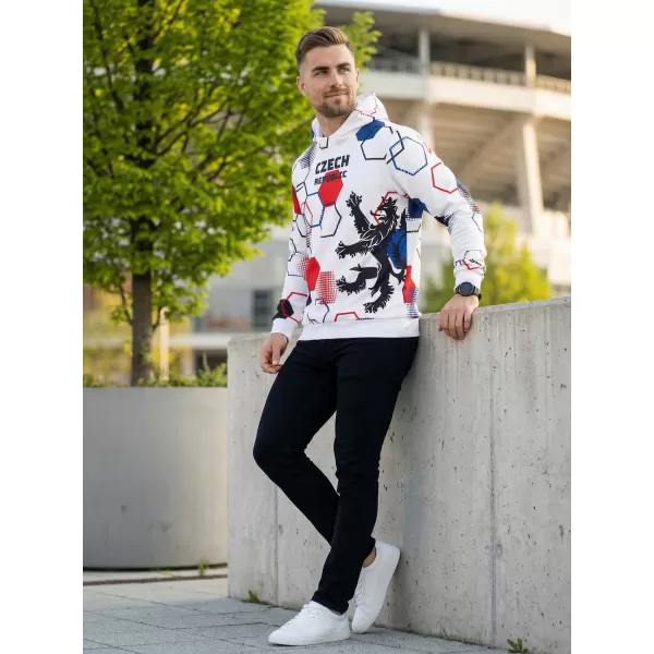  Hanorac funcțional premium pentru bărbați ALTISPORT VOJ/ALM036MI01 HEXA WHITE 