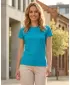 Tricou funcțional de damă ALTISPORT NoPrint NP/ALW041 TURCOAZ