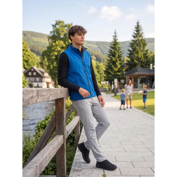  Vestă softshell pentru bărbați ALTISPORT NoPrint NP/ALM8211NJ ALBASTRU NAUTIC/MARIN 