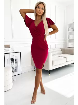 Rochie NUMOCO NINA 479-4 ROZ ÎNCHIS