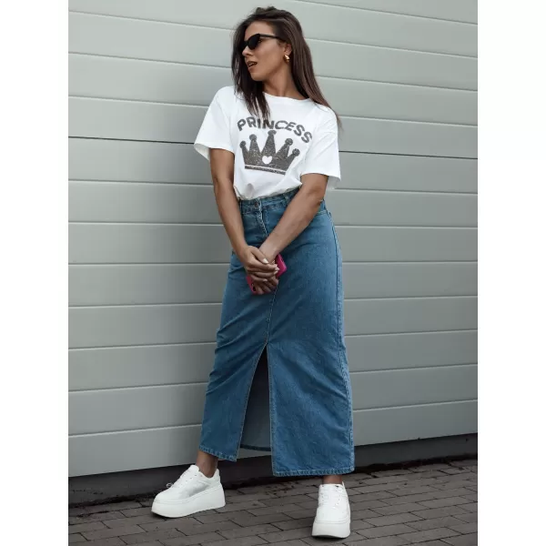  Fusta doamnelor DSTREET VIRTON CY0465 ALBASTRU 