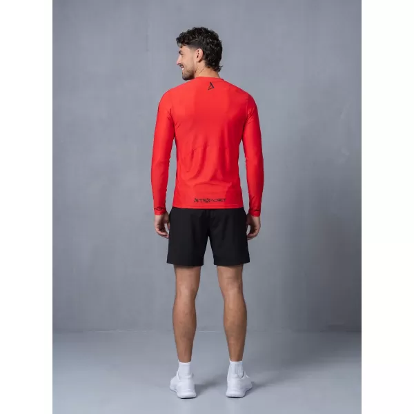  Tricou de compresie funcțional premium pentru bărbați ALTISPORT VOJ/ALM000TR03 ROȘU 