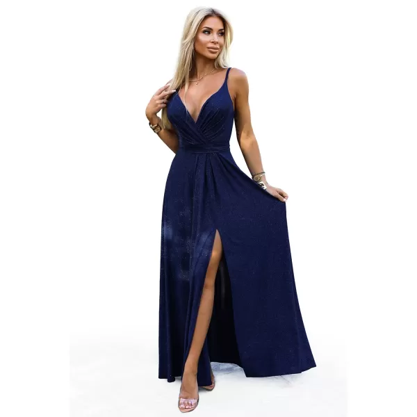  Rochie NUMOCO JULIET 512-7 ALBASTRU 