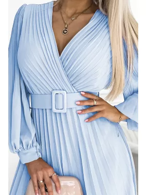 Rochie NUMOCO KLARA 414-10 ALBASTRU
