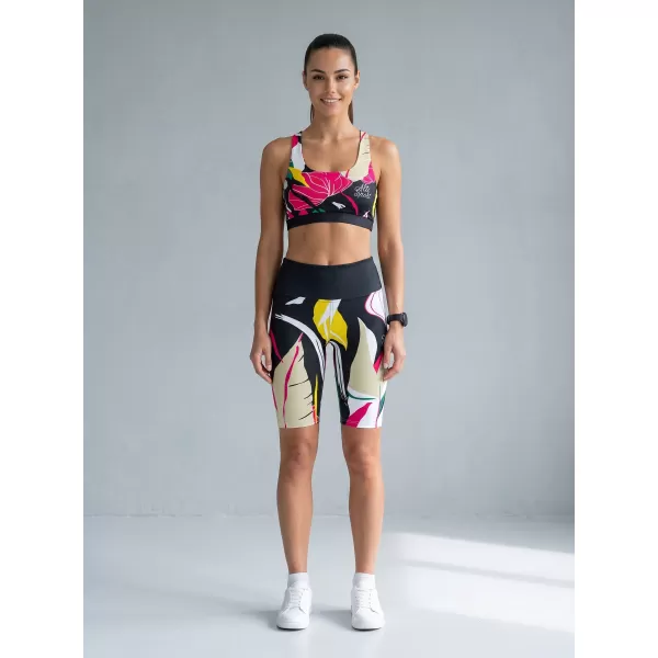  Jambiere funcționale premium pentru femei deasupra genunchiului ALTISPORT VOJ/ALW042LEG02 NEGRU 