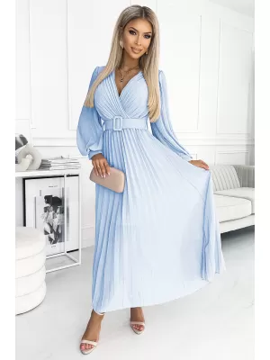 Rochie NUMOCO KLARA 414-10 ALBASTRU