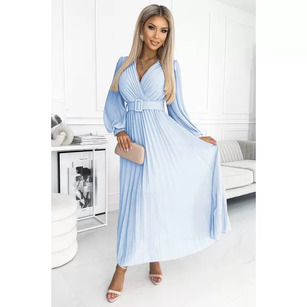  Rochie NUMOCO KLARA 414-10 ALBASTRU 