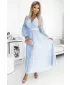 Rochie NUMOCO KLARA 414-10 ALBASTRU