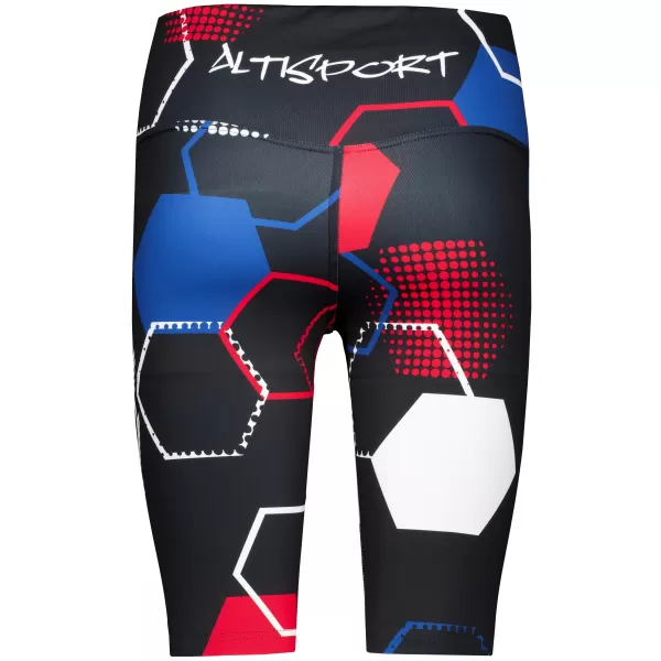  Jambiere funcționale premium pentru femei deasupra genunchiului ALTISPORT VOJ/ALW036LEG02 HEXA NEGRU 