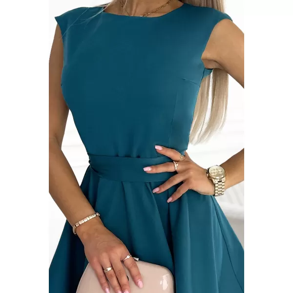  Rochie NUMOCO 442-2 ALBASTRU 
