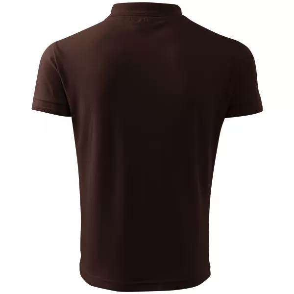  Tricou pentru bărbați cu guler ALTISPORT NoPrint NP/ALM302 CAFEA 