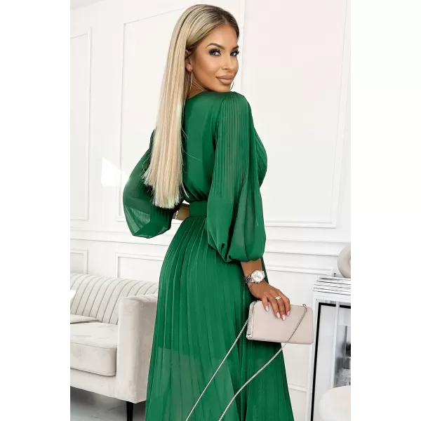  Rochie NUMOCO KLARA 414-3 VERDE 