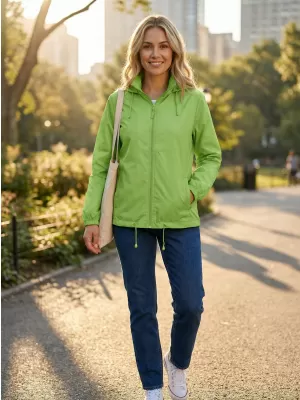 Geaca de dama ALTISPORT NoPrint NP/ALW1311NJ VERDE DE PRIMĂVARĂ