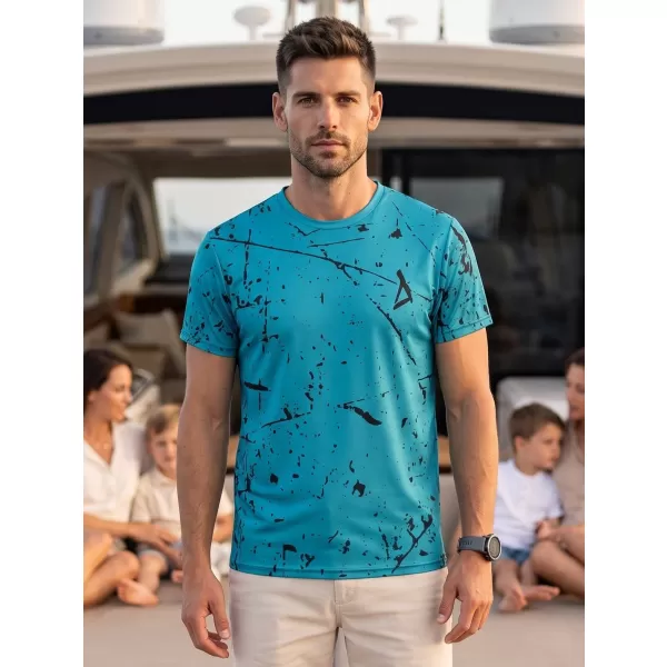  Tricou funcțional premium pentru bărbați ALTISPORT VOJ/ALM034TR01 SMARALD 