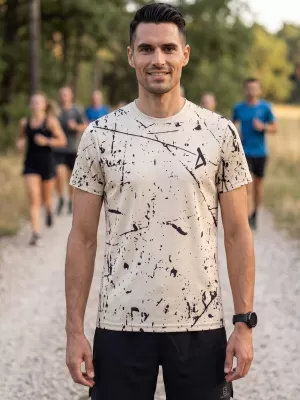 Tricou funcțional premium pentru bărbați ALTISPORT VOJ/ALM034TR01 MARO