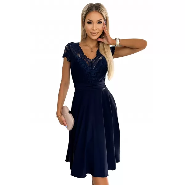  Rochie NUMOCO LINDA 381-4 ALBASTRU 