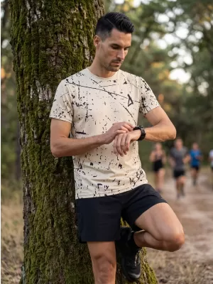 Tricou funcțional premium pentru bărbați ALTISPORT VOJ/ALM034TR01 MARO