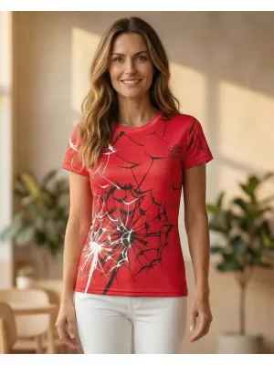 Tricou funcțional premium pentru femei ALTISPORT VOJ/ALW035TR01 NEGRU ROZ