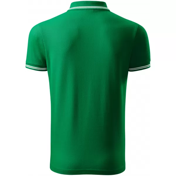  Tricou pentru bărbați cu guler ALTISPORT NoPrint NP/ALM912 VERDE MEDIU 