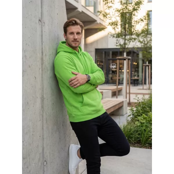  Hanorac pentru bărbați ALTISPORT NoPrint NP/ALM679NJ VERDE LIME 