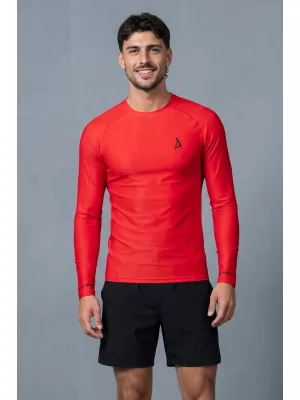 Tricou de compresie funcțional premium pentru bărbați ALTISPORT VOJ/ALM000TR03 ROȘU
