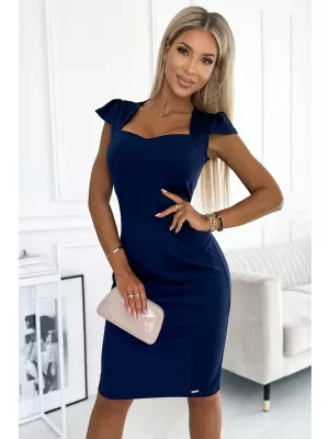 Rochie NUMOCO 318-5 ALBASTRU