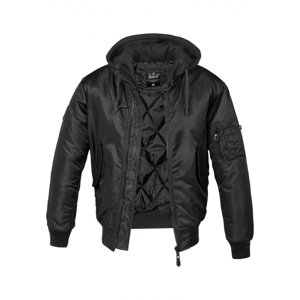  Sacou BRANDIT HOODED MA BD3150 NEGRU 