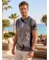 Tricou funcțional premium pentru bărbați ALTISPORT VOJ/ALM044TR01 ALB-NEGRU