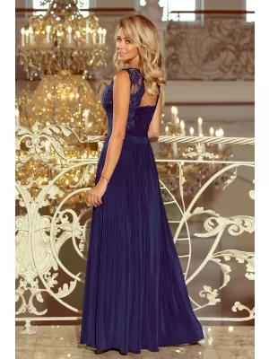 Rochie NUMOCO LEA 215-2 ALBASTRU