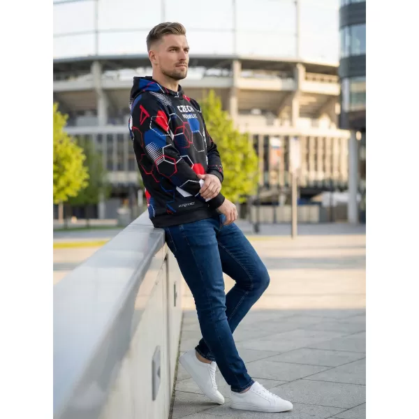  Hanorac funcțional premium pentru bărbați ALTISPORT VOJ/ALM036MI01 HEXA BLACK 