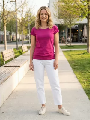 Tricou de damă ALTISPORT NoPrint NP/ALW021 FUCSIE