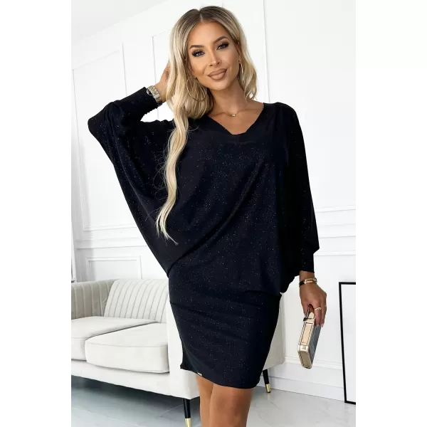  Rochie NUMOCO A402-5 NEGRU 