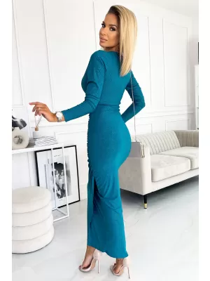 Rochie NUMOCO 406-1 ALBASTRU