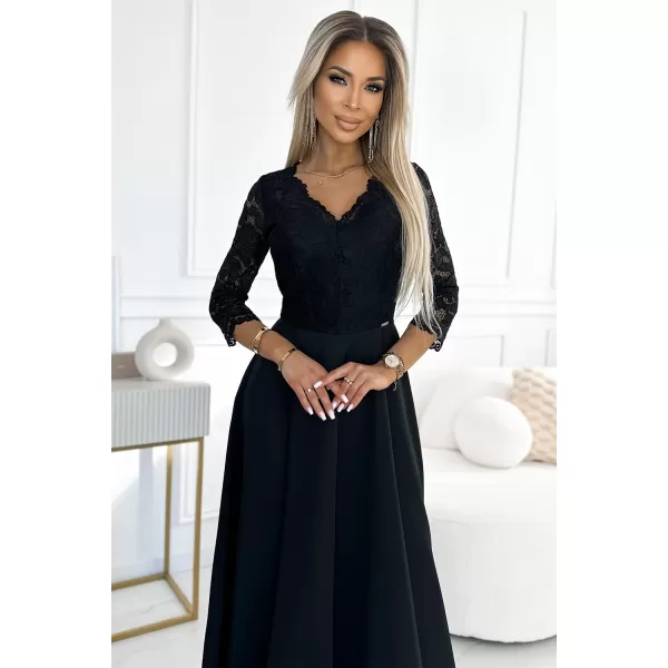  Rochie NUMOCO AMBER 309-11 NEGRU 