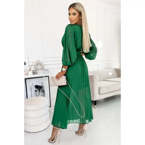  Rochie NUMOCO KLARA 414-3 VERDE 