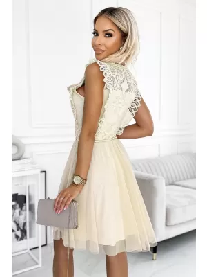 Rochie NUMOCO GRETA 454-3 BEJ