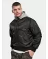 Sacou BRANDIT HOODED MA BD3150 NEGRU/GRI