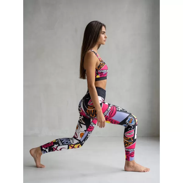  Sutien sport premium pentru femei ALTISPORT VOJ/ALW041POD01 NEGRU 