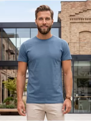 Tricou pentru bărbați ALTISPORT NoPrint NP/ALM921 DENIM