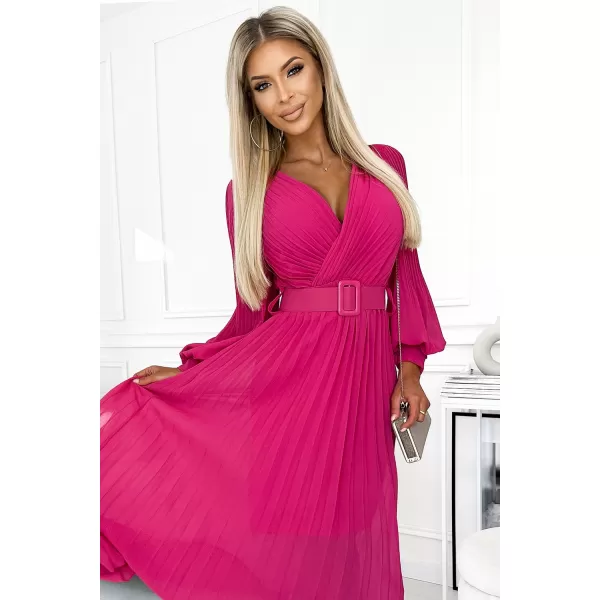  Rochie NUMOCO KLARA 414-4 ROZ 