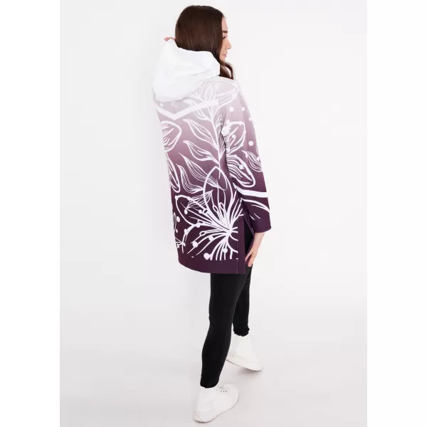  Hanorac funcțional premium pentru femei ALTISPORT VOJ/ALW045MI03 VIOLET/ALB 