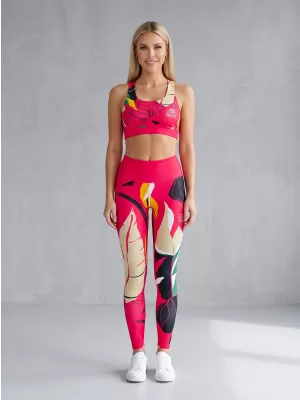 Sutien sport premium pentru femei ALTISPORT VOJ/ALW042POD01 ROZ