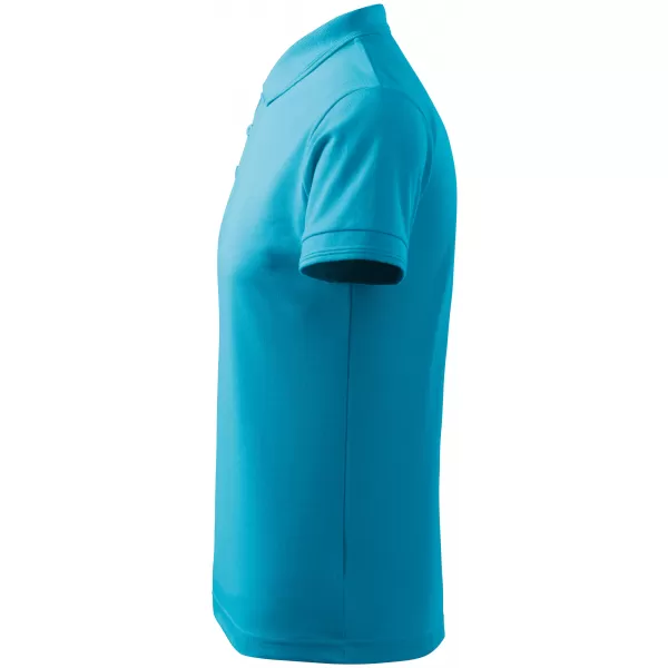  Tricou pentru bărbați cu guler ALTISPORT NoPrint NP/ALM302 TURCOAZ 